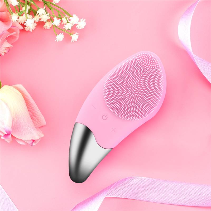 electric silicone facial cleansing brush